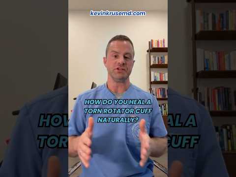 How Do You Heal A Torn Rotator Cuff Naturally #rotatorcuff #shouldersurgeon