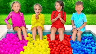 Four-Color Water Balloon Challenge
