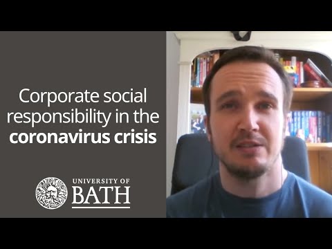 Corporate social responsibility in the coronavirus crisis
