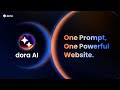 Introducing Dora AI - Generating powerful websites, one prompt at a time