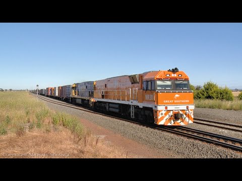 5AM5 Pacific National Container Train With NR30 "Great Southern" (3/12/2021) - PoathTV Railways
