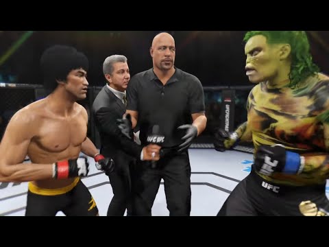 Bruce Lee vs. Creepy Swampman - EA Sports UFC 2 - Dragon Fights 🔥🐲
