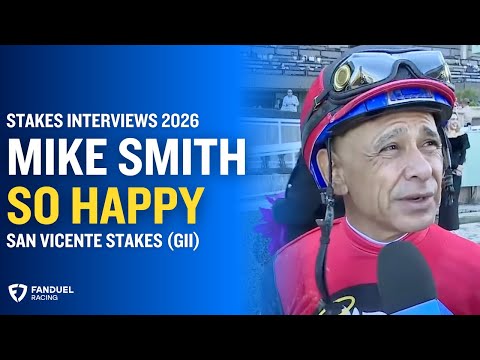 Mike Smith talks San Vicente (G2) Winner SO HAPPY
