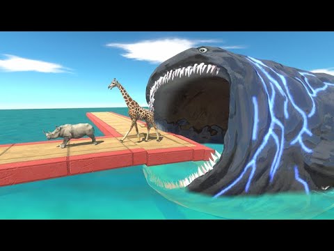 Run on Winding Road and Get the Safe Zone - Animal Revolt Battle Simulator