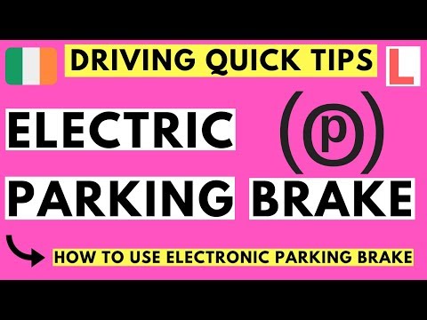 How To Use An Electronic Parking Brake - Simple Demo!