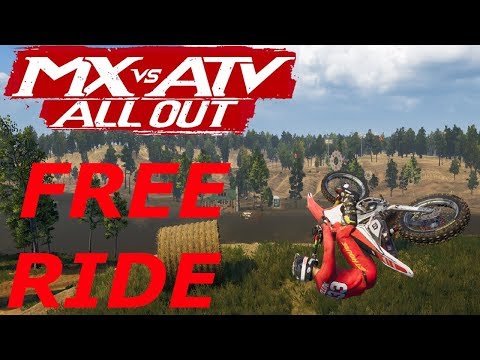 MX vs ATV ALL OUT - Favorite Free Ride Jumps - Flying Moto Ranch