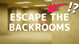 【ライブ配信】あの有名な裏世界のゲーム【EscapeTheBackRooms】