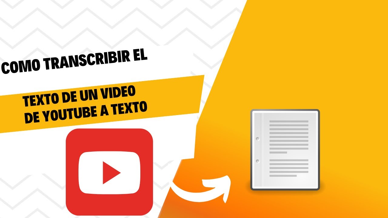 Como transcribir un video de Youtube a Texto de manera facil y sencilla !! ‐