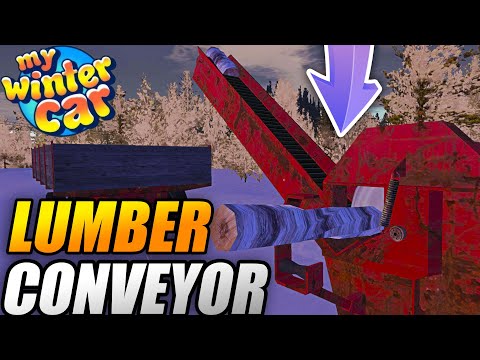 How to FIND & USE LUMBER CONVEYOR for FIREWOOD in My Winter Car - EASY GUIDE