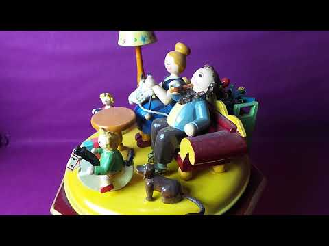 Steinbach uralte Spieluhr Nr.109 - seltenes Sammlerstück aus dem Erzgebirge