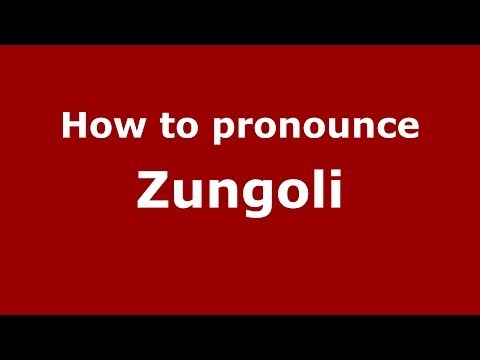 How to pronounce Zungoli (Italian/Italy) - PronounceNames.com