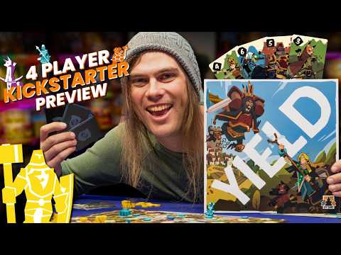 3 Rounds of Strategy and Area Control! Yield Full 4 Player Board Game Playthrough!