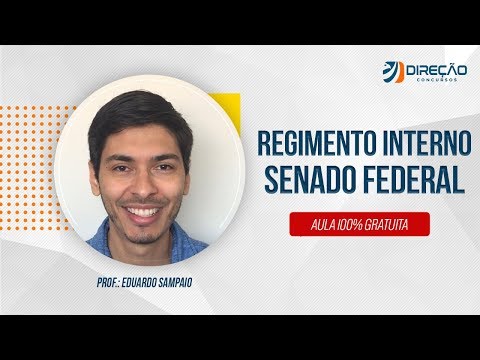 Aula de Regimento Interno do Senado Federal com prof. Eduardo Sampaio | AO VIVO