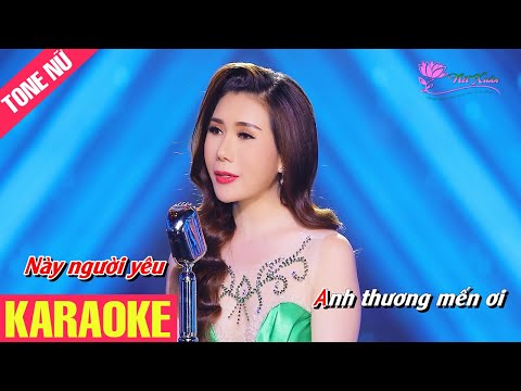 KARAOKE | Vĩnh Biệt Màu Xanh - Nét Xuân | Tone Nữ