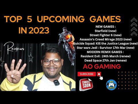 #top 5 Upcoming Best #games in 2023 | Coming Soon | AO GAMING | #review By Bhuvan