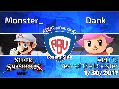 ABU 12: Monster_ (Mario) vs. Dank (Villager/Kirby) - SSB4 Singles Winners Finals