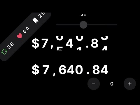 SwiftUI: Number Format With Rolling Animation