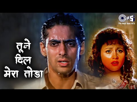 तूने दिल मेरा तोड़ा | Tune Dil Mera Toda Kahi | Sanam Bewafa (1990) | Lata Mangeshkar | 90s Sad Hit