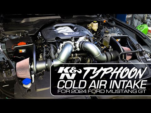 K&N Typhoon Cold Air Intake for 2024 Mustang