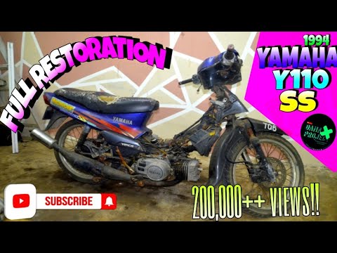 Full Restoration of Yamaha Y110 SS (1994) -Time Lapse | Motorcycle Restoration-( F1Z-R / MATE 111)