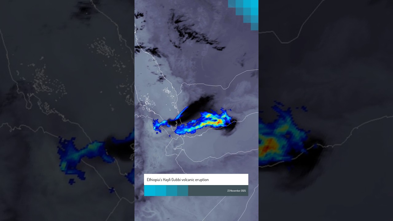 Volcanic eruption tracking! 🌋