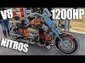 1200HP TWIN-SUPERCHARGED V8 NITROUS MOTORCYCLE?!