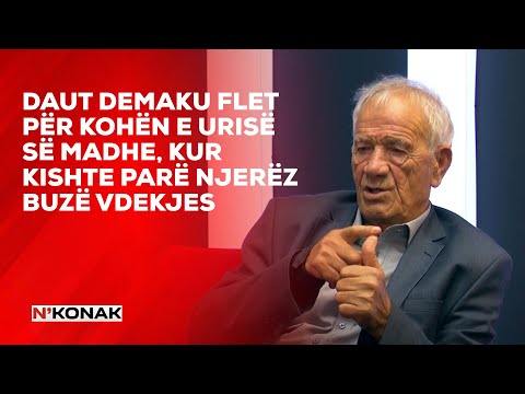 Daut Demaku flet për kohën e urisë së madhe, kur kishte parë njerëz buzë vdekjes