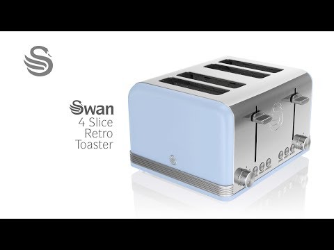 Swan Retro Range 4 Slice Toaster - 