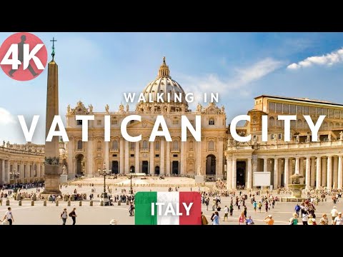 Vatican City Walk in 4K, Explore St. Peter's Basilica & Castel Sant'Angelo