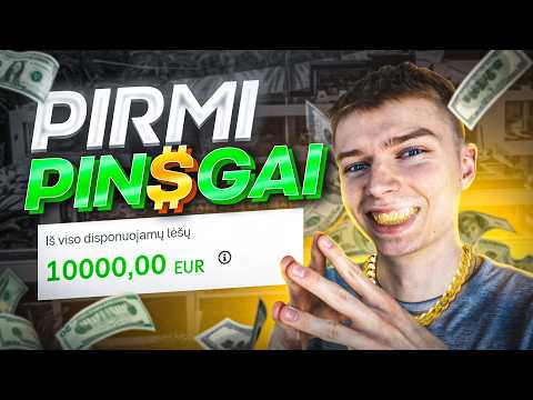 Kaip aš uždirbau pirmus pinigus internetu? (ir kaip gali tu)