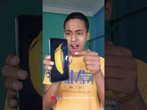 Impossible 🍌 Banana And Mobile Magic Trick 😰🤨 #shorts #viral #youtubeshorts #magic
