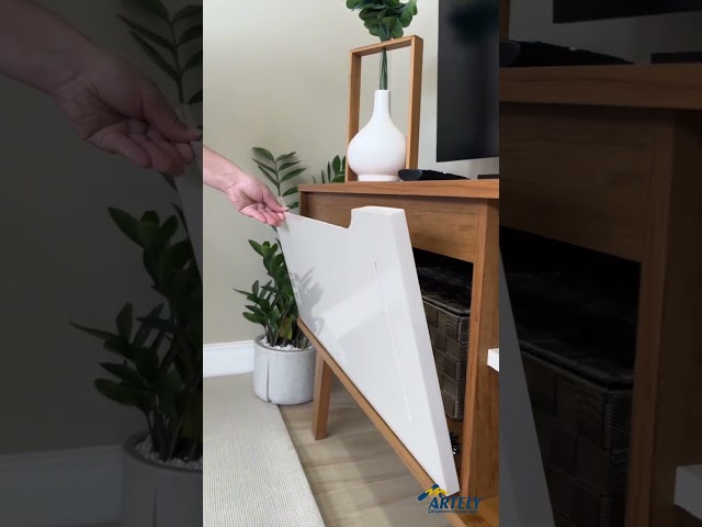 Rack para TV Até 60 Polegadas Lotus 1 Porta Carvalho/Off White - Artely Móveis