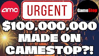 🤑 $100,000,000 PROFIT ON GAMESTOP! 🚀 YOU NEED TO SEE THIS RIGHT AWAY! AMC STOCK PRICE?