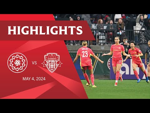 Highlights | Portland Thorns FC vs. Washington Spirit | May 4, 2024