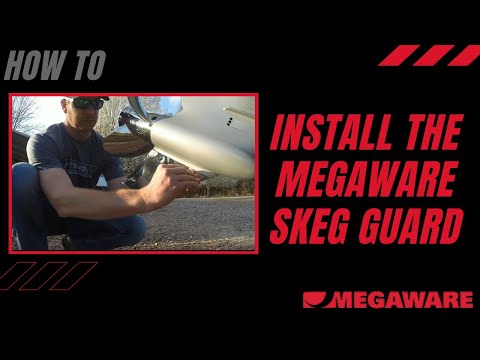 How to install the MEGAWARE SKEG GUARD. This product is a MUST HAVE on your boat!!