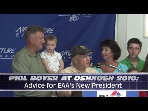 Aero-TV: Phil Boyer At Oshkosh 2010 - Advice For EAA's New President