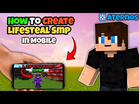 A8 Star Gaming - Minecraft How to Create Lifesteal SMP In Mobile 😇😇😇🔍🔍🔍