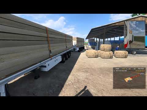 ETS2 - Double trailer advanced parking