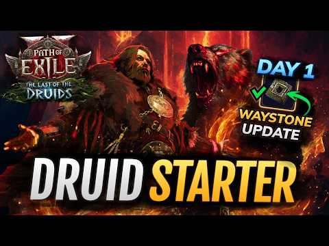 [PoE 2] BEAR Druid 0.4 Build Guide - DAY 1 TIPS for Shaman League Starter - Path of Exile 2