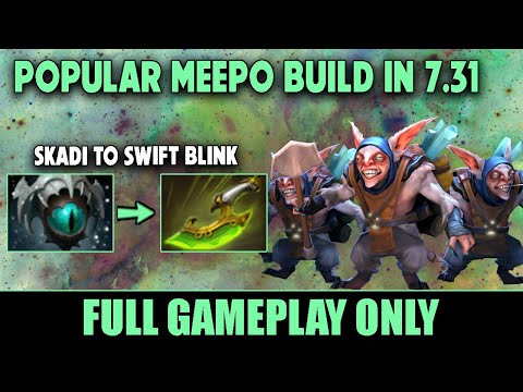Popular Build on Meepo Swift Blink After Skadi  - Full Gameplay Meepo #33