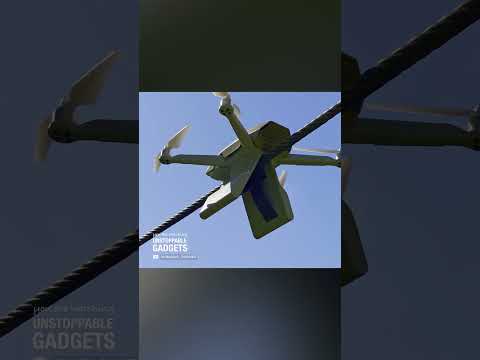 Diese Drohnen laden sich über Stromleitungen auf