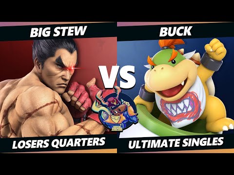 Show Me Your Moose Top 8 - Big Stew (Kazuya) Vs. Buck (Bowser Jr.) Smash Ultimate - SSBU