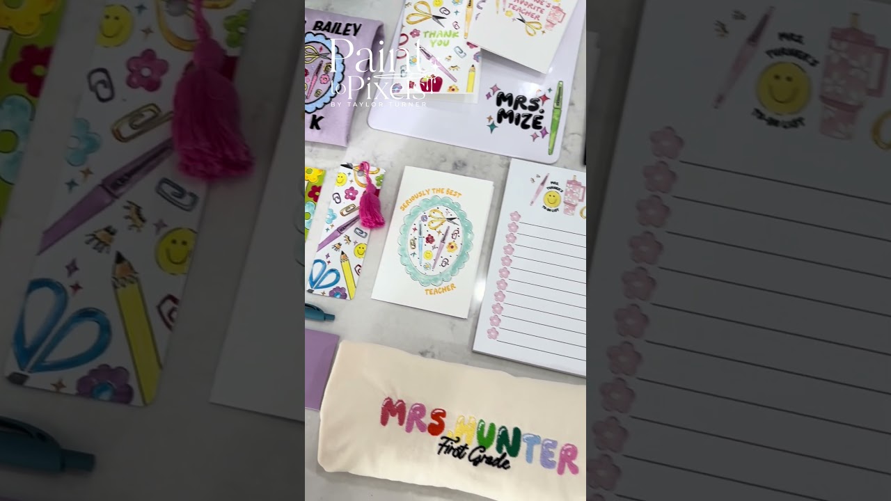 You won’t believe this Teacher Appreciation Collection at PaintToPixels.com 🎨✨