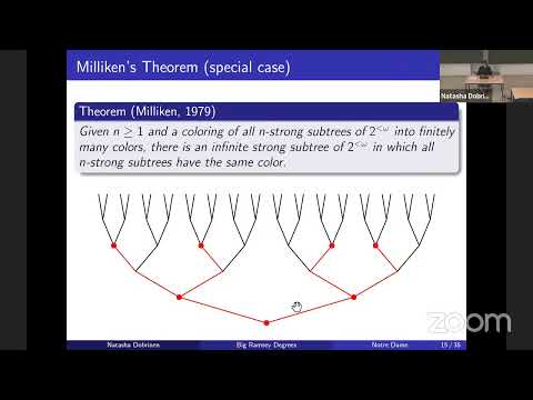 Natasha Dobrinen: Ramsey theory of homogeneous structures