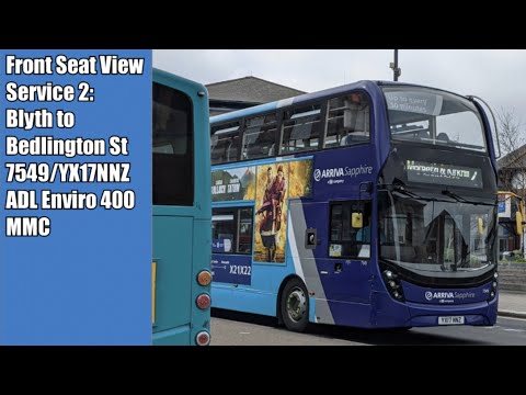 Front Seat View | Route 2: Blyth to Bedlington Station - 7549/YX17NNZ