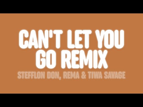 Stefflon Don - Can't Let You Go (Remix) [Lyrics] [feat. Rema & Tiwa Savage]