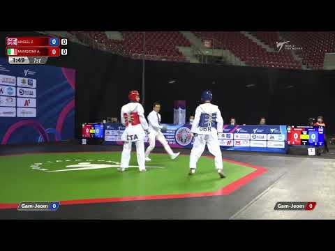 125 Quarter final Men  68kg GBR ANGELL Z  ITA MANGIONE A