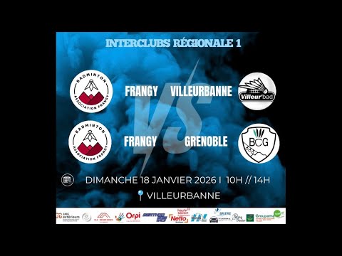 IC R1 J9 - Frangy 2 vs Villeurbanne 1 - Terrain 2