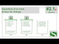 Tutoriel SAGA 2.1a - Board : les notions de mois comptable et de taux de change