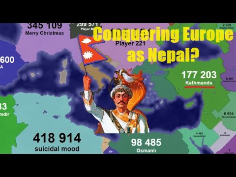 Conquering Europe as Nepal?? | Territorial.io